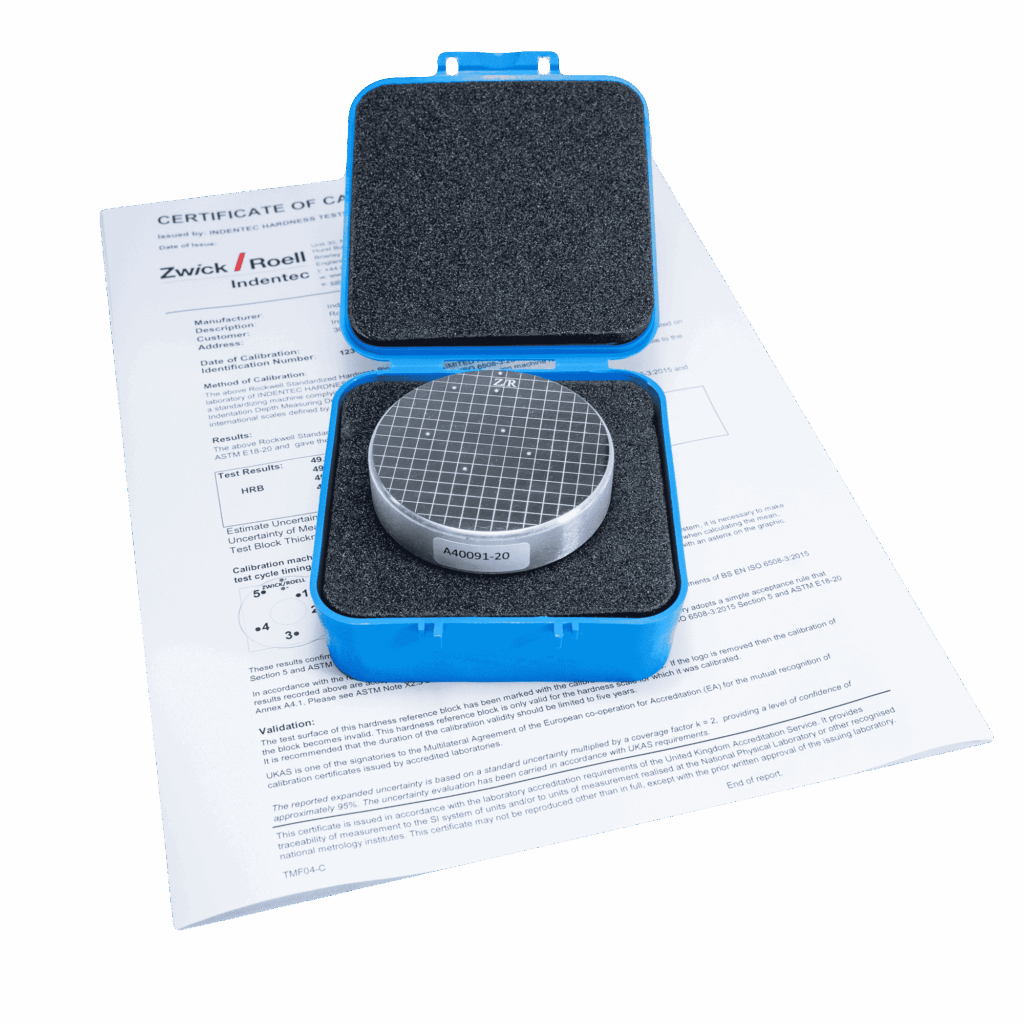 Rockwell Test Block Boxed
